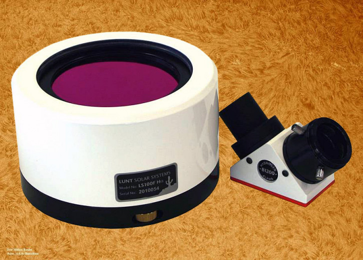 LUNT 100mm Ha Etalon-Filter-System, B1200 Blocking filter for 1.25" focuser