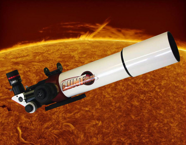 LUNT Solarsystems 80mm H-alpha Teleskop, 2 Zoll Feather Touch Ok