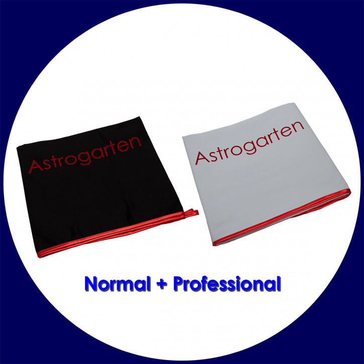 Astrogarten Beobachtungstücher Set - Normal (schwarz) und Professional (s/w)