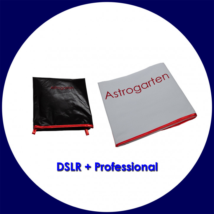 Astrogarten Beobachtungstücher Set - DSLR-Tuch Professional und Professional (schwarz/weiß)
