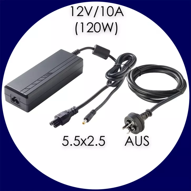 Pegasus Astro Netzteil 12Volt/10 Ampere (120W), 5.5x2.5mm, AUS-Stecker