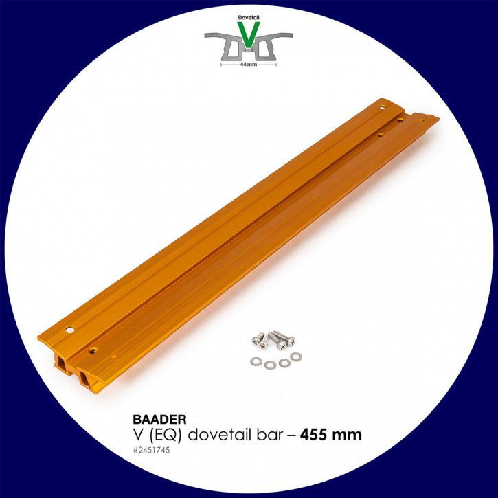 Baader V Dovetail Plate ORANGE for C9.25-C11
