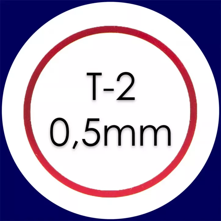 Baader T-2 Fine-Adjustment ring: 0.5mm (red) - Aluminium