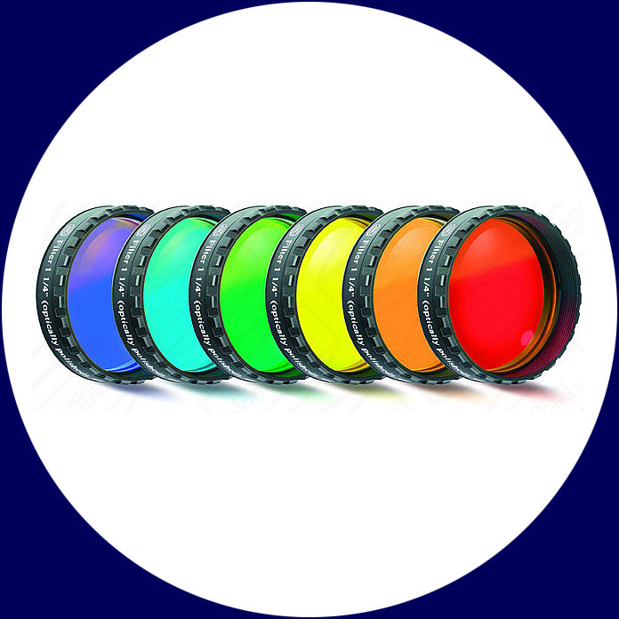 Baader 1.25 Zoll Okularfarbfiltersatz (6 Farben)