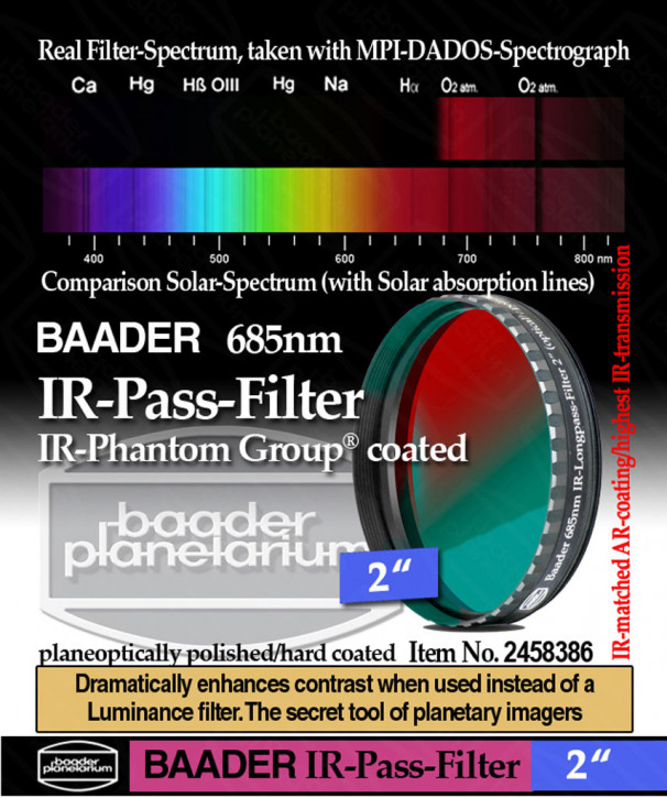 Baader IR-Passfilter (685nm)