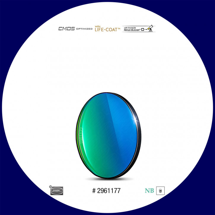 Baader O-III 6.5nm Narrowband Filter 36 mm - CMOS optimized