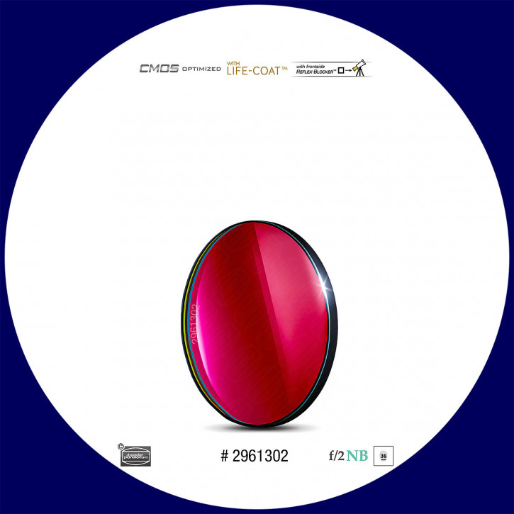 Baader S-II 6.5nm Narrowband f/2 Highspeed Filter 36 mm - CMOS optimized