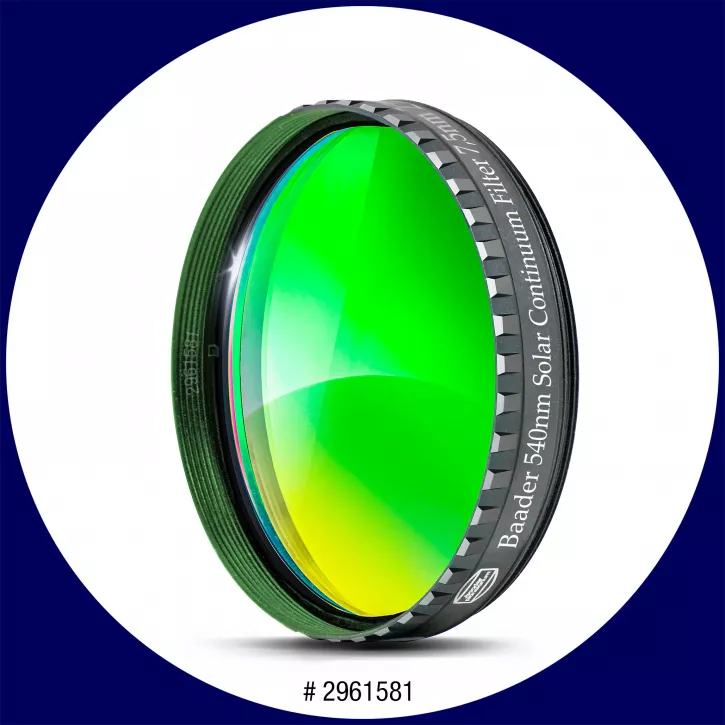 Baader 7,5nm Solar Continuum Filter (540nm) 2"