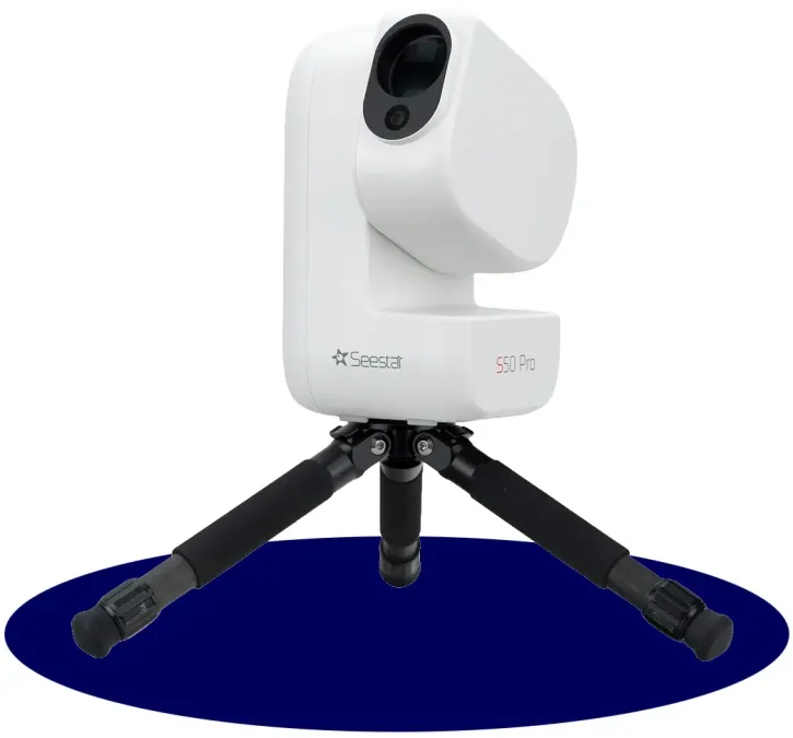 ZWO Seestar S50 Pro vollautomatisches "Smart" Teleskop (50/260mm + 3.4/6mm)