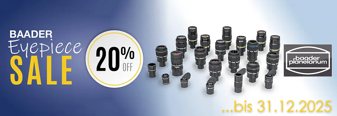 20% Rabatt auf alle Baader Okulare!