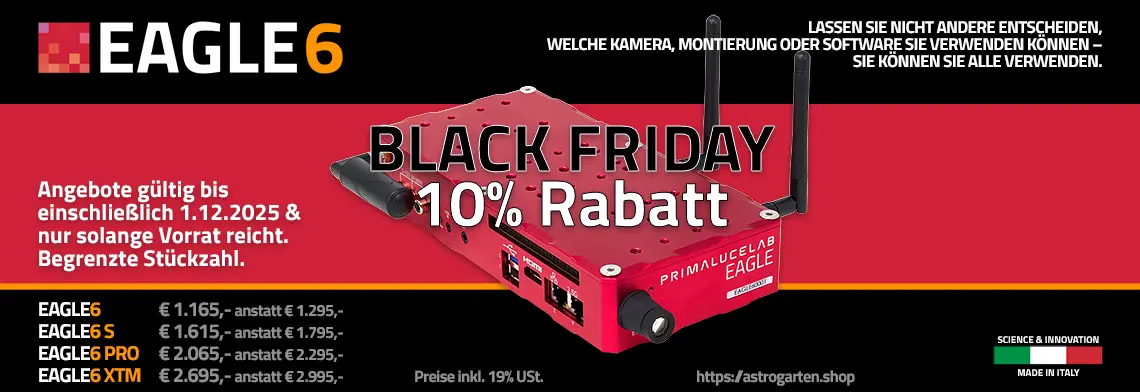 PrimaLuceLab Eagle6 10% Black Friday Aktion!