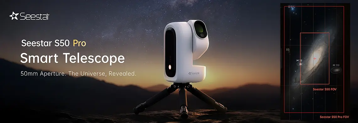 Das neue Seestar S50 Pro ist nun im Astrogarten Shop erhältlich.
