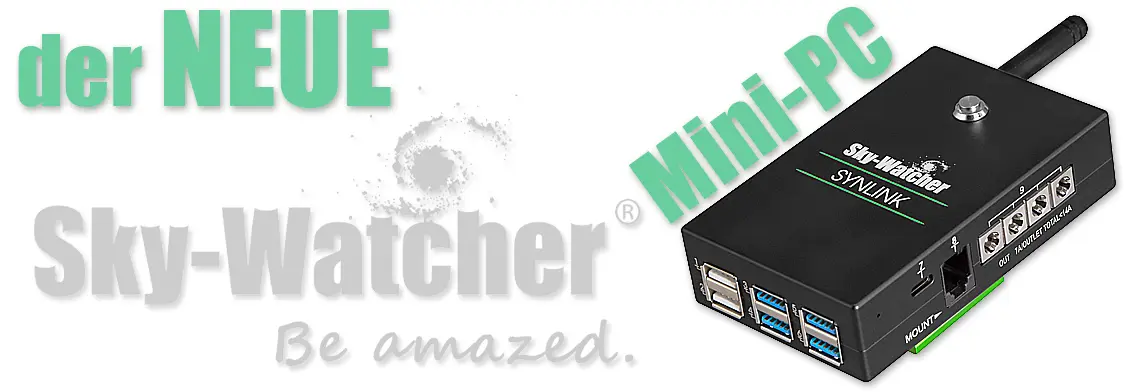 Die neue Sky-Watcher SYNLINK Universal Astrofotografie Steuerung (Mini-PC)