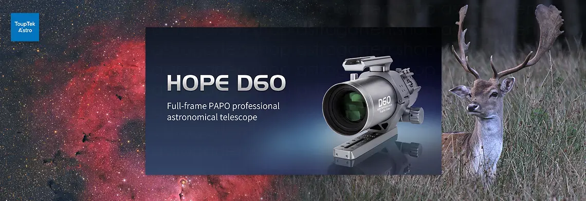 ToupTek Astro HOPE PAPO D60 f/4.66 Astrograph