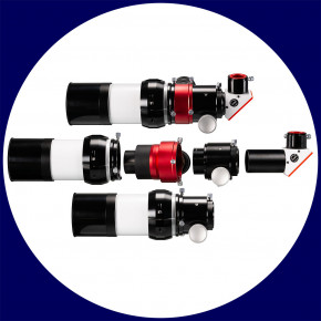 LUNT LS60MT/B1200C Multipurpose ED Telescope for Sun + Night-Sky