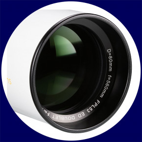 LUNT 80mm MT Teleskop mit Feather Touch Auszug und B1200 Blocking Filter