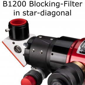 LUNT 100mm MT Teleskop mit R&P-Auszug & B1200 Blocking Filter