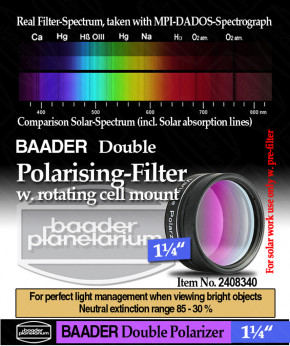 Baader Double Polarizing Filter 1¼"
