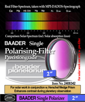 Baader Single Polarizing Filter 2"