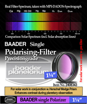 Baader Single Polarizing Filter 1¼"