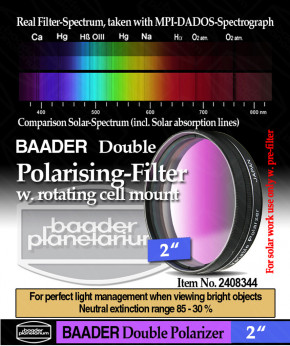 Baader Double Polarizing Filter 2"