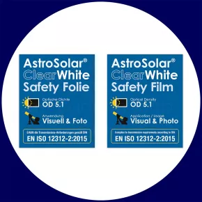 Baader AstroSolar® ClearWhite Safety Folie OD 5.1 - 100x50cm