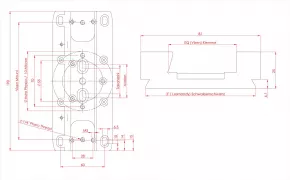 Baader PAN EQ-Klemme V190mm (Red. 3" auf Vixen)