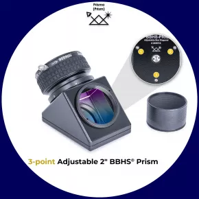 Baader 2" BBHS ® Prism Star Diagonal Prism with 2" ClickLock Clamp - Adjustable