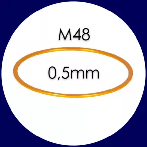 Baader M48 Fein-Abstimmring: 1mm (gold) aus Aluminium