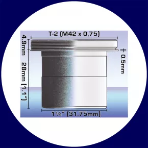 [T-2 #14] Steckanschluß 1,25"(a)/T-2(a)