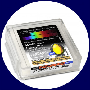 Baader Color Filter Yellow 1¼" 495nm Longpass