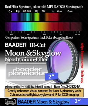 Baader NEODYMIUM & IR-Cut 2" (Moon & Skyglow) Filter