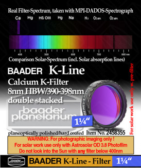 Baader K-Line Filter 1¼" double stacked