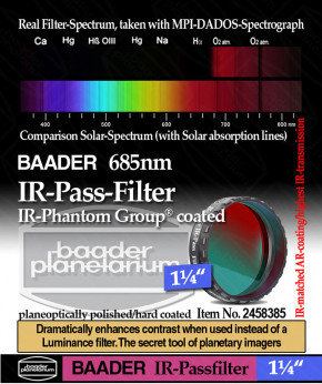 Baader IR-Pass-Filter 1.25 Inch (HWB 685nm)