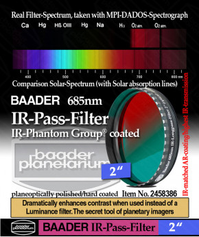 Baader IR-Pass-Filter (685nm) 2"