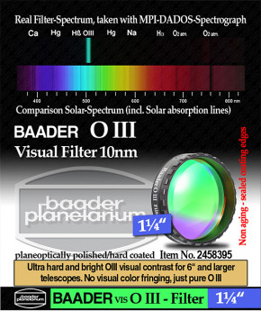 Baader O III Filter 1¼" - visual