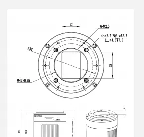 ToupTek CMOS ATR2600M Schwarz-Weiß Kamera - Fjord Grün