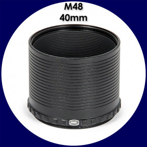 [M48] Baader M48 extension tube 40 mm / 2" nosepiece with Safety Kerfs