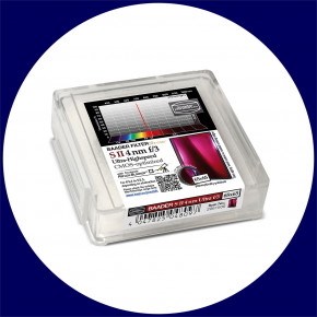 Baader S-II 4nm Ultra-Schmalband (Narrowband) f/3 Highspeed Filter 65x65mm - CMOS optimiert