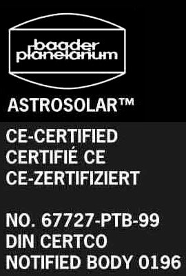 Baader AstroSolar™ Sonnenfilterfolie VISUELL 117x117cm