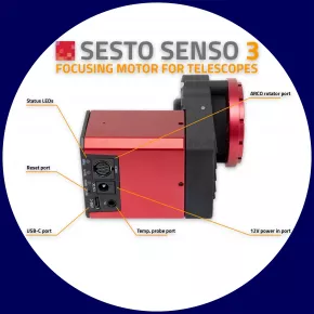 PrimaLuceLab SESTO SENSO 3 SC Fokussiermotor für SC & RASA