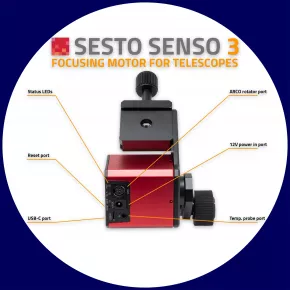 PrimaLuceLab SESTO SENSO 3 LS Fokussiermotor für Kamera Objektive