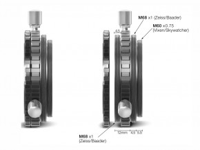 Baader 2 inch Ultrashort Eyepiece Adapter M60/M68/2"/M68